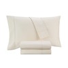 Waverly Cotton Cooling Solid Bedding Sheets & Pillowcases Set, Full,