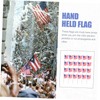 FUNOMOCYA American Flag Stick 40 Mini Flags Handheld for 4th