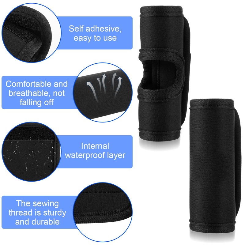 2 Pcs Luggage Handle Wraps Soft Suitcase Handle Wraps Luggage