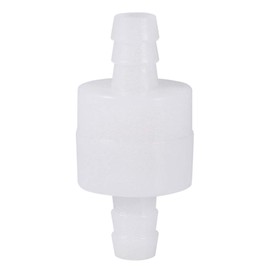 8mm Inline Check Valve, Plastic Check Valve Heating Oil Water Gas Air Disposable Return for Water Fuel LPG