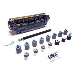 USA Printer CE731A-DMK-USA (CE731-67901 CE502-67909) Deluxe Maintenance Kit for HP Laserjet M4555 Includes RM1-7395 Fuser, RM1-8491 Transfer Roller, & Tray 1-5 Roller Kit (110V)