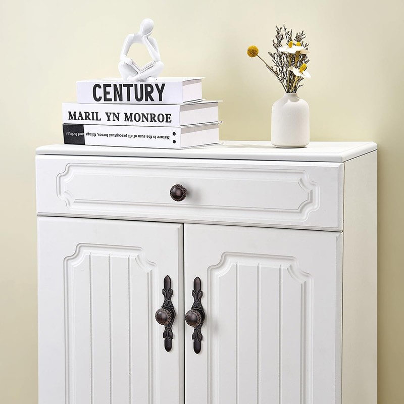 YCSJ Round Cabinet Hardware Knobs - 10 Pack / 1.26