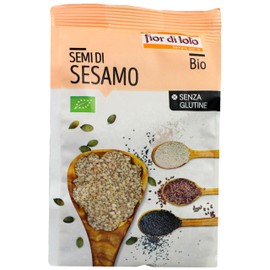 Fior di Loto Semi di Sesamo Bio - Ricco di Proteine ​​e Semi oleosi senza Glutine - 250 g