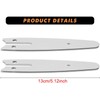 Bruafsir 2 Pieces 4 Inch Mini Chainsaw Guide Plate Replacement