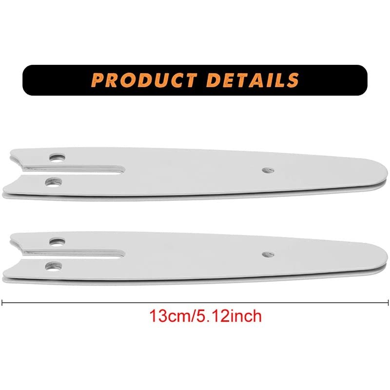 Bruafsir 2 Pieces 4 Inch Mini Chainsaw Guide Plate Replacement