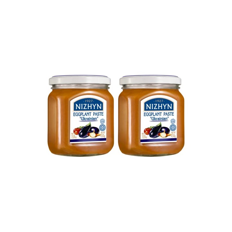 Nezhin Eggplant Paste “Ukrainian”, Made from Fresh Ingredients, No Added
