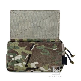 KRYDEX Tactical Drop Pouch SACK Chassis Pack Bag Hook & Loop Nylon MC Camo
