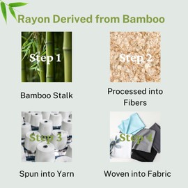 LCBD Cooling Pillow Cases Standard Size Set of 2 - Rayon Derived from Bamboo, Lotus Pink Bamboo Cooling Pillow Cases Covers for Hot Sleepers, Soft 20x26 inch Bamboo Pillowcases with Envelope Closure