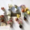 Mini Vase Magnets for Fridge, Mini Ceramic Vase Magnets, Fine