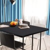 Cocktail Table Covers Spandex Square Table Cloth Stretchable Fitted Tablecloth