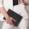 HEISHAYU PU Leather Portable Folding Makeup Mirror (Rectangular Adjustable Bracket