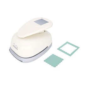 Bira 1 7/8 x 1 7/8 inch Scalloped Square Lever Action Craft Punch for Paper Crafting Scrapbooking Cards Arts (2.5 inch Scalloped Square Measured diagonally)