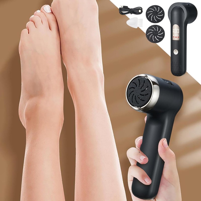 Eliminador Eléctrico de Callosidades y Durezas de los Pies Juego