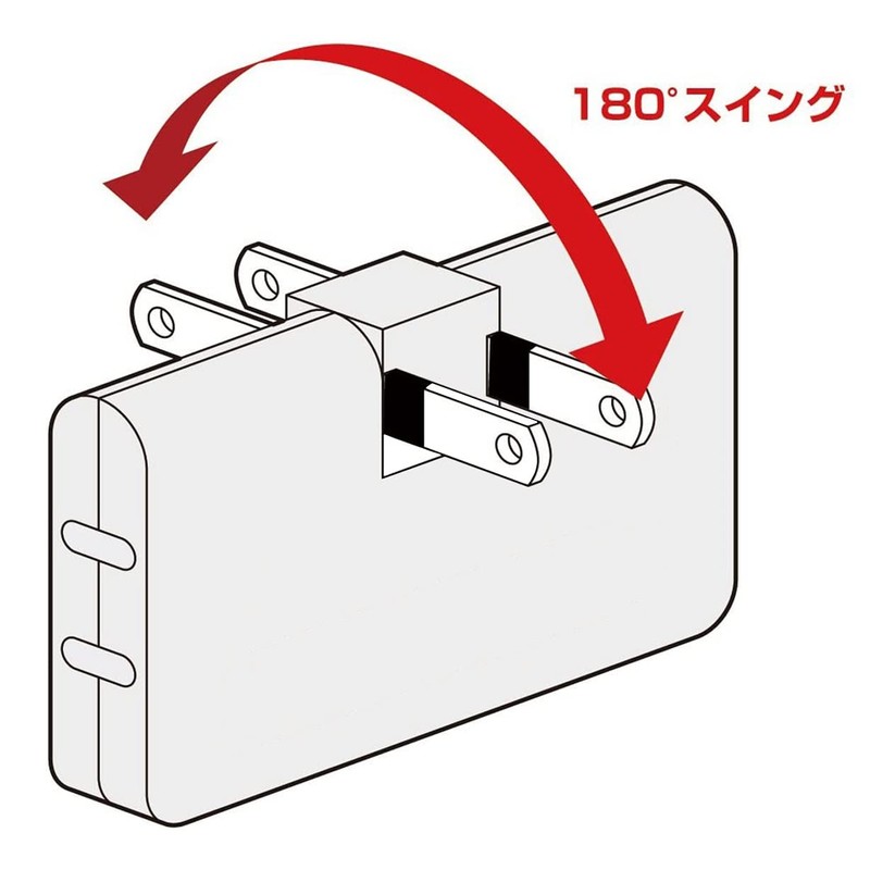 ARR-PS-3O Corner Tap, Power Tap, 3 Outlets, Thin, 2P (AKIRARI