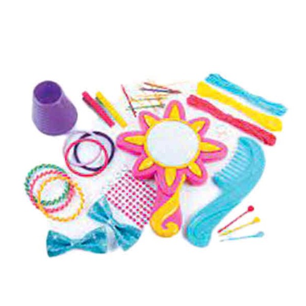 Make It Real – Sunny Day Style Files Set. DIY Fashion Hairstyle & Accessories Set for Little Girls Inspired by Nickelodeon’s Sunny Day
