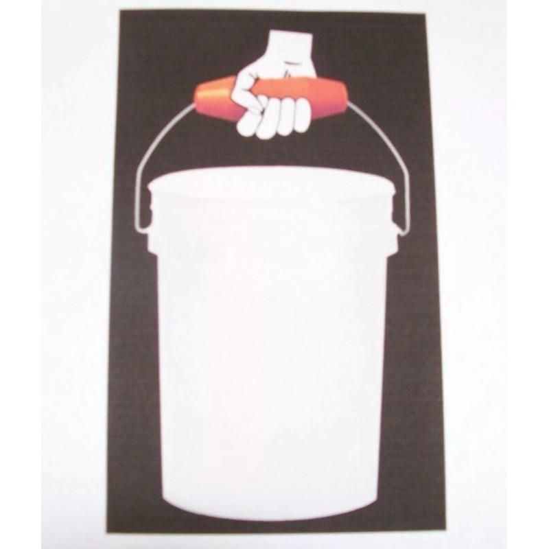Handle-Up 5 Gallon Replacement Bucket Handles Auto Storage Cleaning -