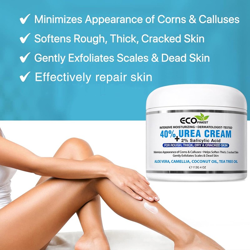 ECO finest 40% Urea Cream Contains Salicylic Acid and Is