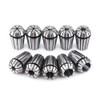 ER20 collet collet 10-piece set (3mm, 1/8, 4mm, 5mm, 6mm,