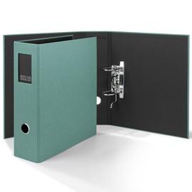 Rössler Papier S.O.H.O. 1317452389 Folder DIN A4 with Lever Mechanism and Spine Label Spine Width 85 mm Opal 285 x 320 mm