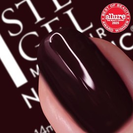 Nails Inc It's Topless - Esmalte de uñas de gel, capa base 4 en 1, tratamiento, color y capa superior, larga duración, fuerte, uñas sin astillas, mani