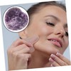 Healeved Methyst Crystal Worry Stone Decorative Massage Scraper Anxiety Relief