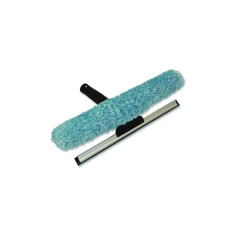 Boardwalk 12\" Wide Combo Aluminum Window Cleaning Kit with 8