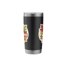 Fall Is My Favorite Color Autumn Leaves Pumpkin Spice Lover Stainless Steel Insulated Tumbler