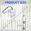 Gate Chain Lock with Carabiners Barn Chain Link 20'' Gate