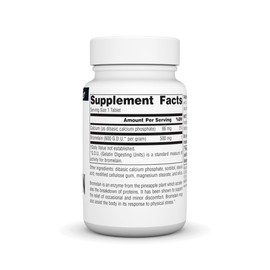 Source Naturals Bromelain 500mg Proteolytic Enzyme Supplement - 60 Tablets