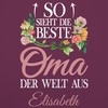 Geschenk mit Namen personalisiert by Shirtracer - Apron - Grandmother