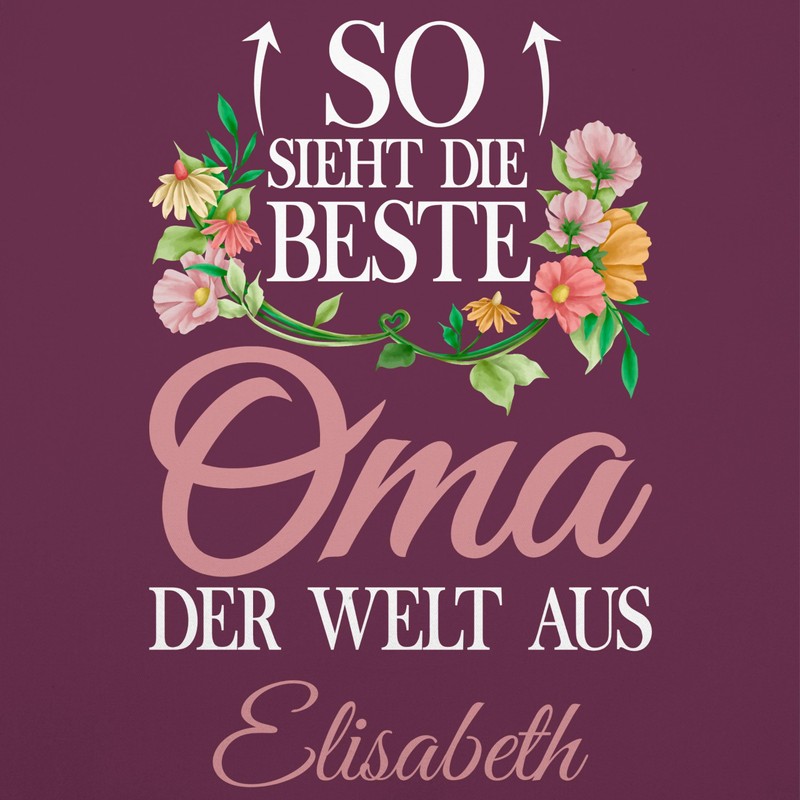 Geschenk mit Namen personalisiert by Shirtracer - Apron - Grandmother