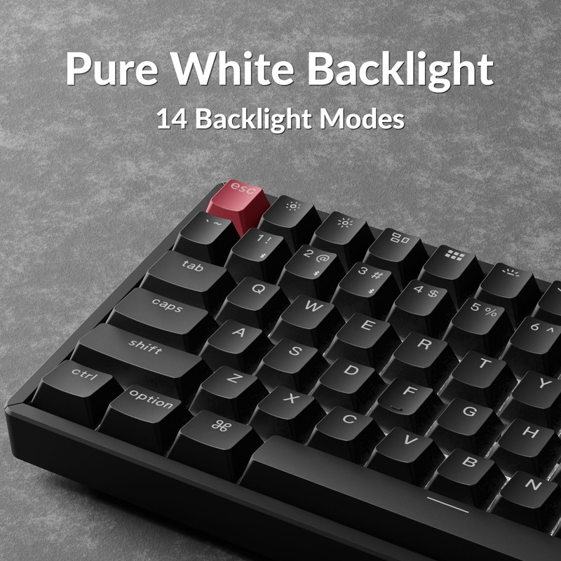 Keychron K2 75% Layout QMK Wireless and Wired Options Mechanical