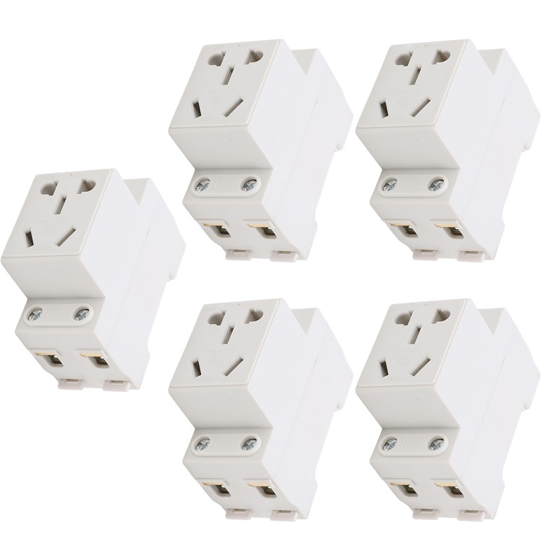 Power Socket 5 Hole 250V Durable Material Stable Sockets Safe