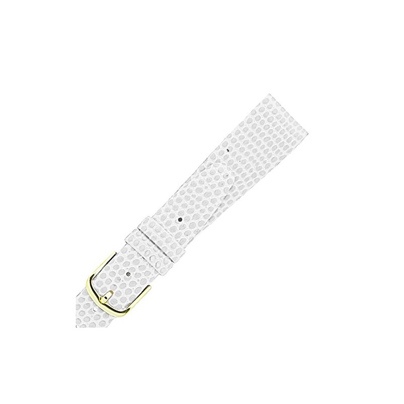 Hadley Roma LS706 13mm Regular White Java Lizard Grain Ladies