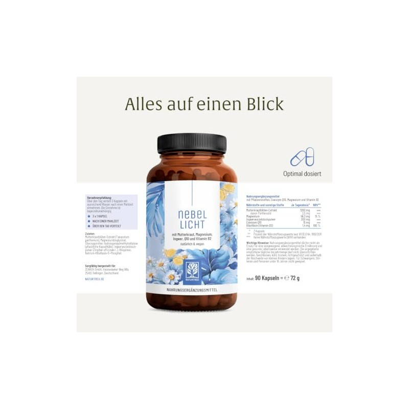 NATURTREU® Fog Light - Motherwort Complex High Dose 1260 mg