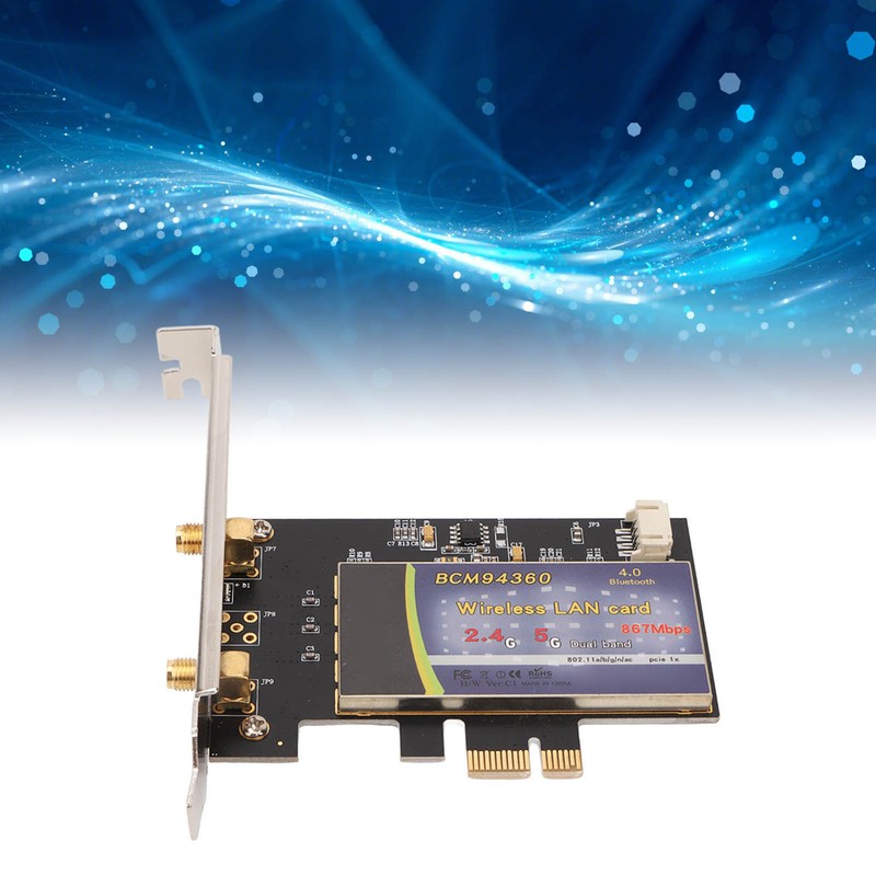 PCI E Network Card BCM94360 1200Mbps PCB Material Computer WiFi