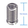 HITHUT Stainless Steel 1/4"-20 Female to 3/8"-16 Male Convert Screw