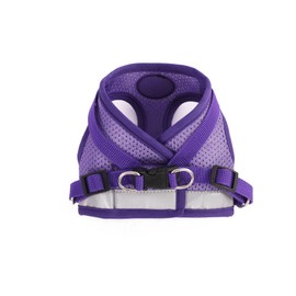 Cats and Dogs Vest Harnesses with Leash Reflective (Purple, XL)