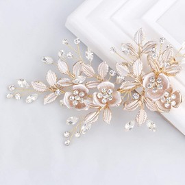 Hair Ornament, Hair Ornament, For Adults, Pearls, Flowers, Kimono, Yukata, Recitals, Coming-of-age Ceremonies, Graduations, Weddings, Japanese Style, Accessories, Dress, Flowers, Pinkgo