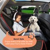 Petloox Dog Car Seat Cover for Back Seat, Waterproof Hammock