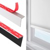 WINSMAR 100% Blackout PVC Light Blocking Strip for Window Shades