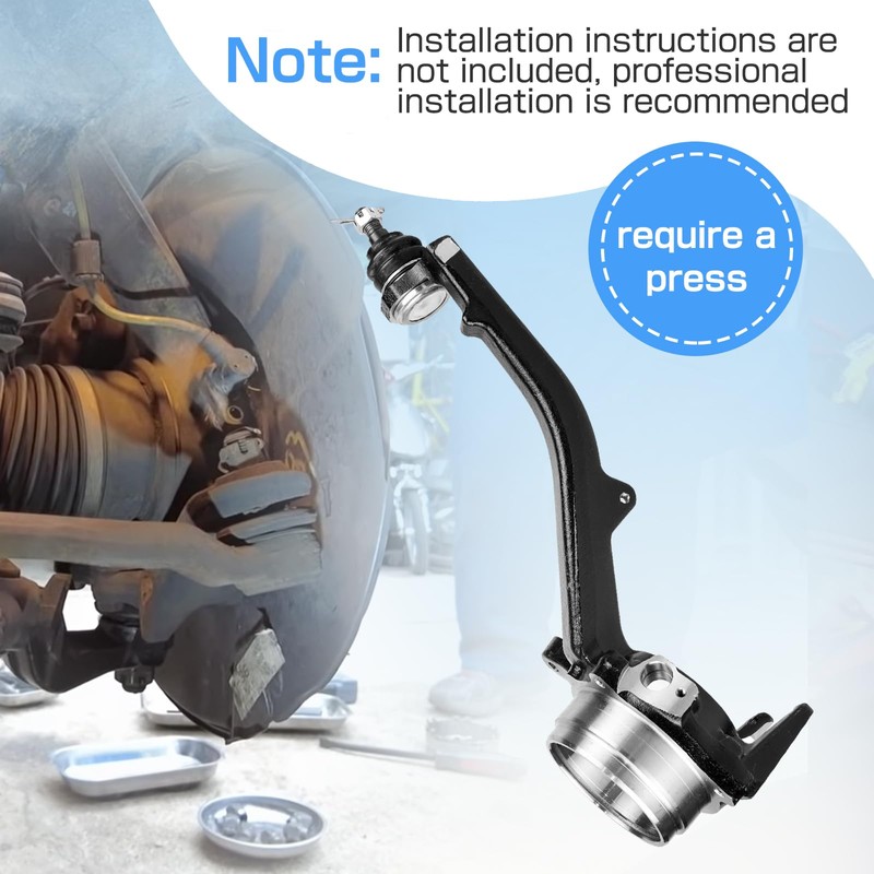 Dexepe Front Passenger Side Steering Knuckle Compatible with Toyota 4Runner