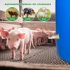 Lonepetu 4 Pcs Pig Waterer Nipples for Barrel Kit, Stainless