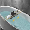 Expandable Bathtub Tray Caddy for Bath Relaxing, Bath Table Tub
