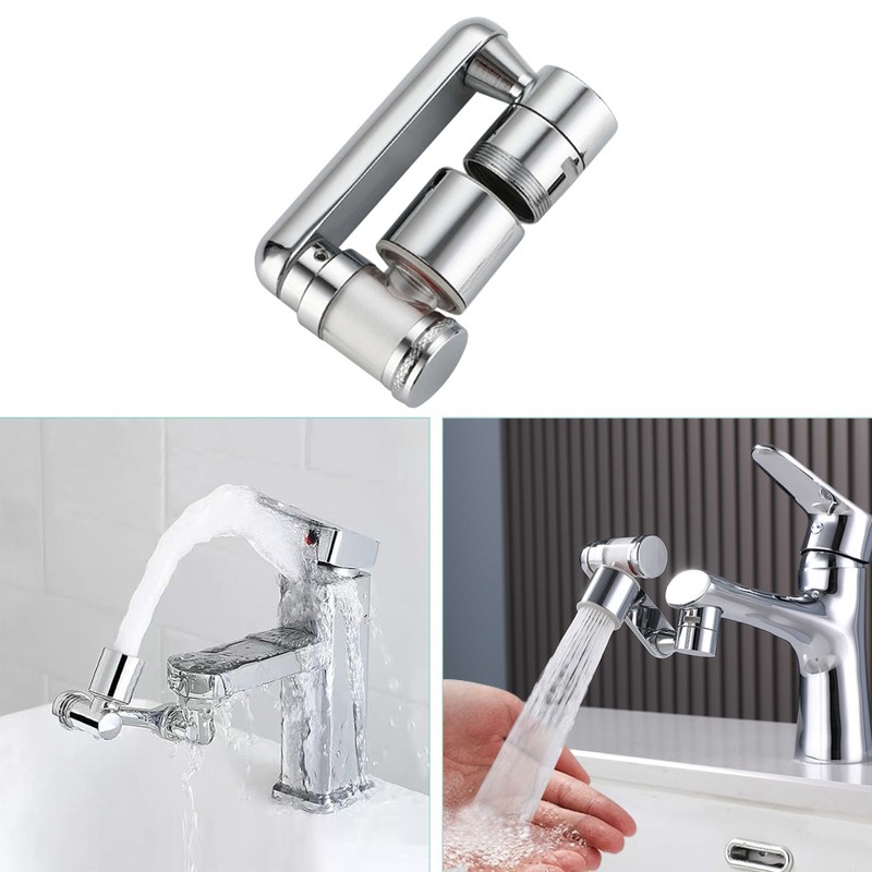 Universal Rotating Faucet Extender 2 Pack 1080 Degree Rotating Faucet