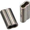 TRUSCO SRB10S Stainless Steel Sleeve for Wire Rope (2 pieces) for 0.8-1.0 Pie