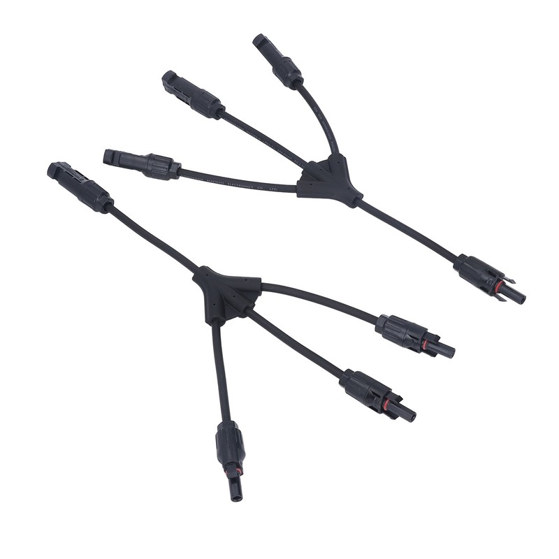 One Pair Solar Panel Connector 3 to 1 Y Branch