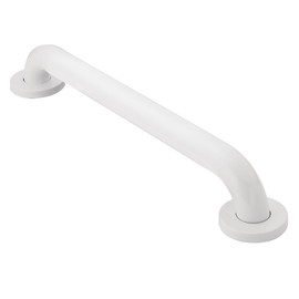 Moen R8930W Bathroom Safety 30-Inch Stainless Steel Bathroom Grab Bar, Glacier White