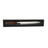 GINSU Yanagiba 9.5" Sashimi Knife, Brown - Premium Stainless-Steel Blade,