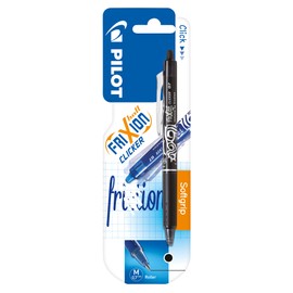 Pilot 2270001B Roller Ball Pen with FriXion Ball Clicker Thickness: 0.7 mm Black